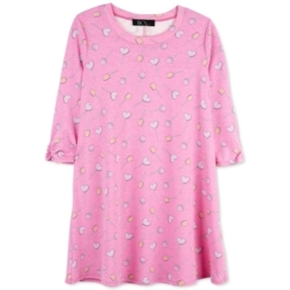BCX Big Girls XL Colorful Heart Lollipops Dress